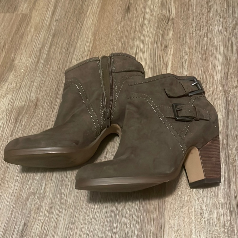 Olive green boots